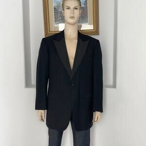 GIANLUCA ISAIA Blazer Black Super 150’s Size 58
